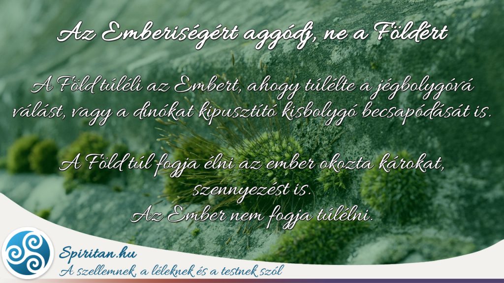 Spiritan Üzenet: Ne a Földért aggódj