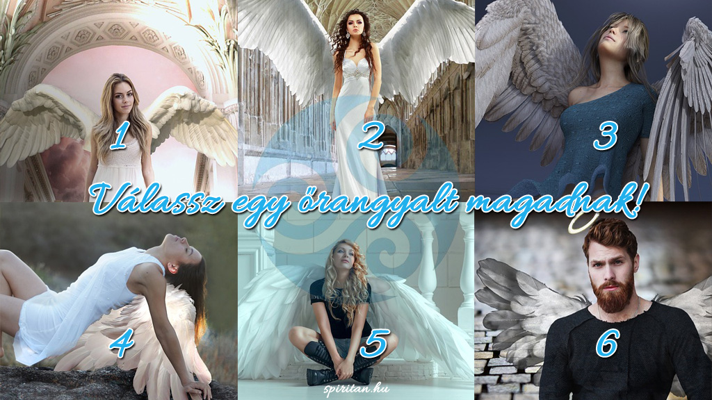 Válassz egy őrangyalt és nézd meg, mit üzen Neked!