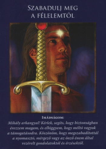 Első Mihály Arkangyalkártya: Szabadulj meg a félelemtől