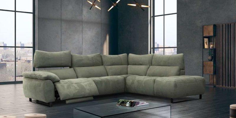 Foto: Pearl desing sarokkanapé relax funkcióval. Kanape-shop.hu