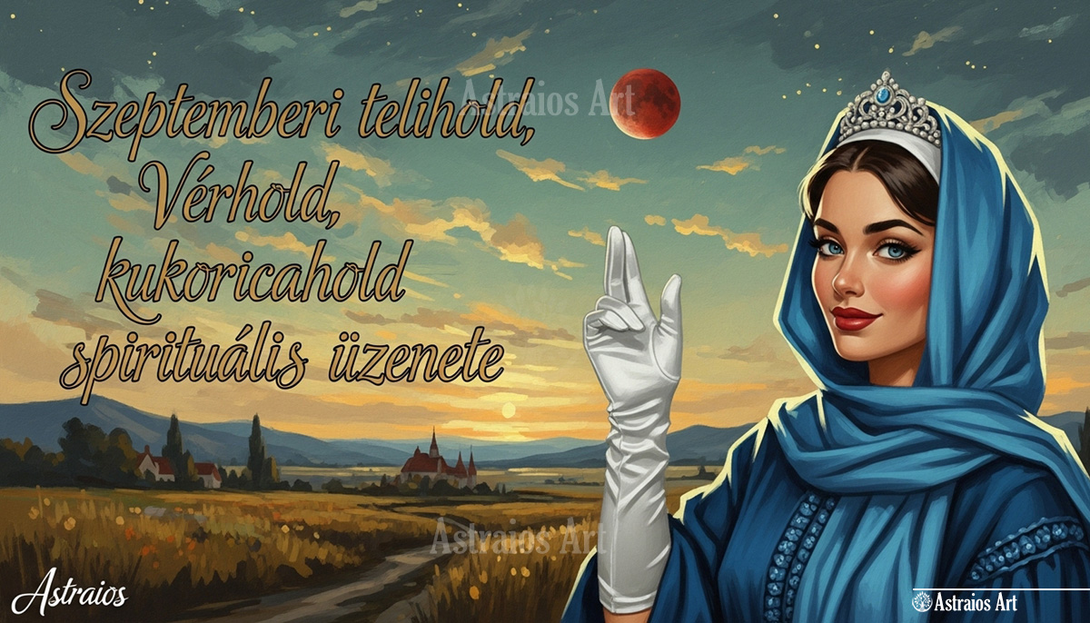 Vérhold szeptemberben, a szeptemberi telihold üzenete, a kukoricahold spirituális hatása